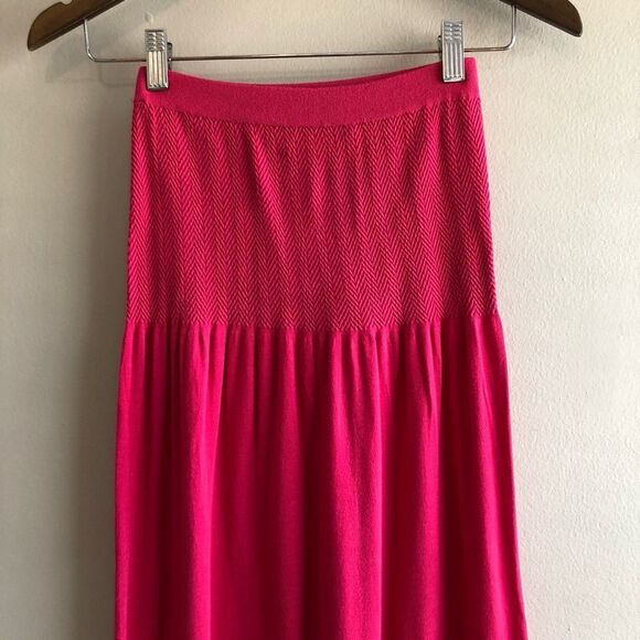 🚨3/$20🚨 Costa Blanca Preppy Stretch Soft Strapless Fit And Flare Mini Dress Pink - Picture 3 of 9